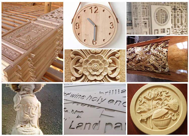 Четырехпроизводственный деревообрабатывающий станок маршрутизатора с ЧПУ