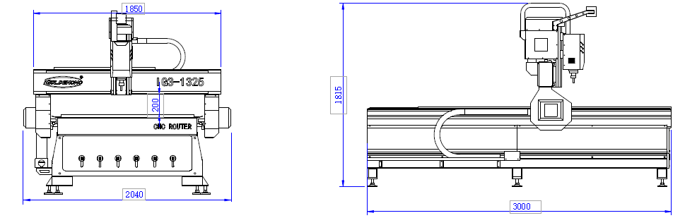 4x8 ЧПУ маршрутизатор