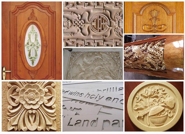 3D деревообрабатывающая машина для резьбы с ЧПУ с 4 головой